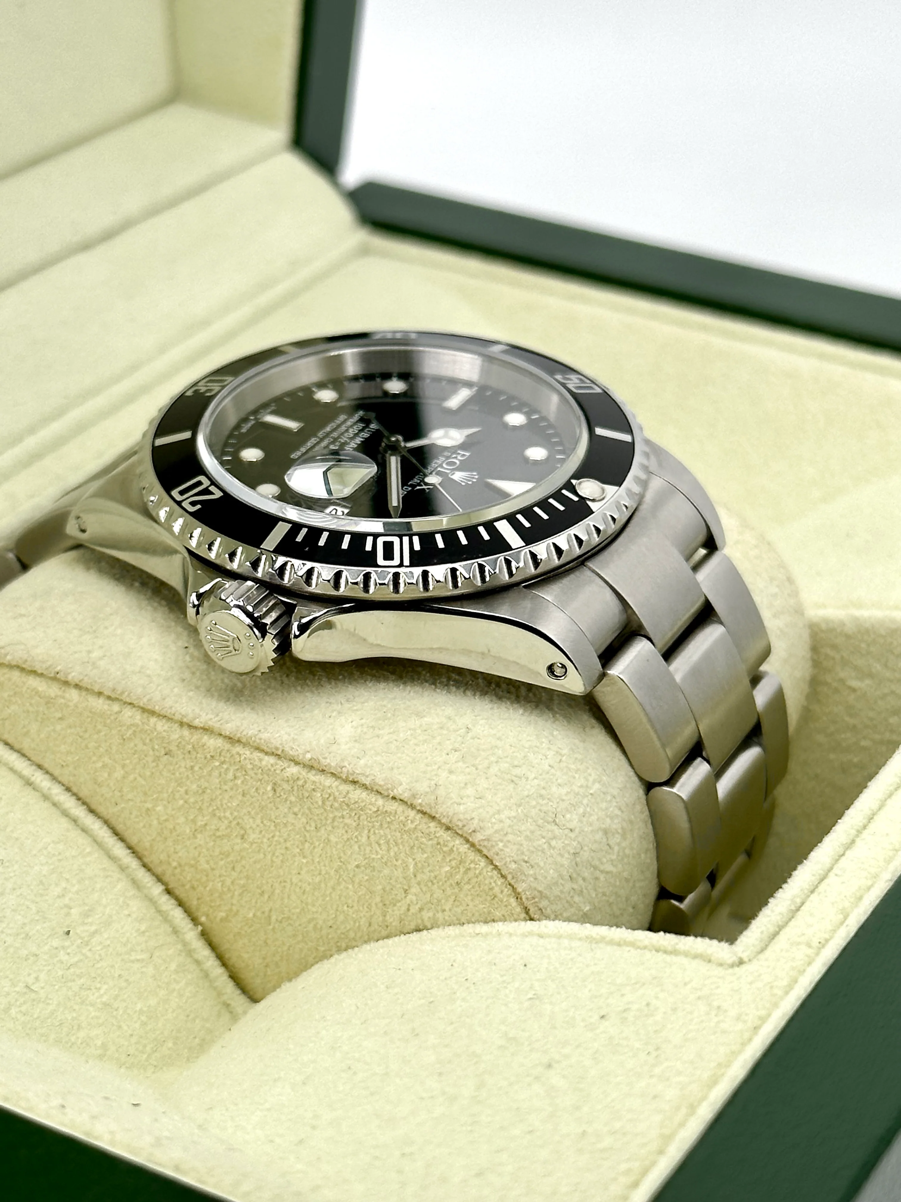 2002 Rolex Submariner Date 40mm 16610 Stainless Steel Black Dial - Image 8