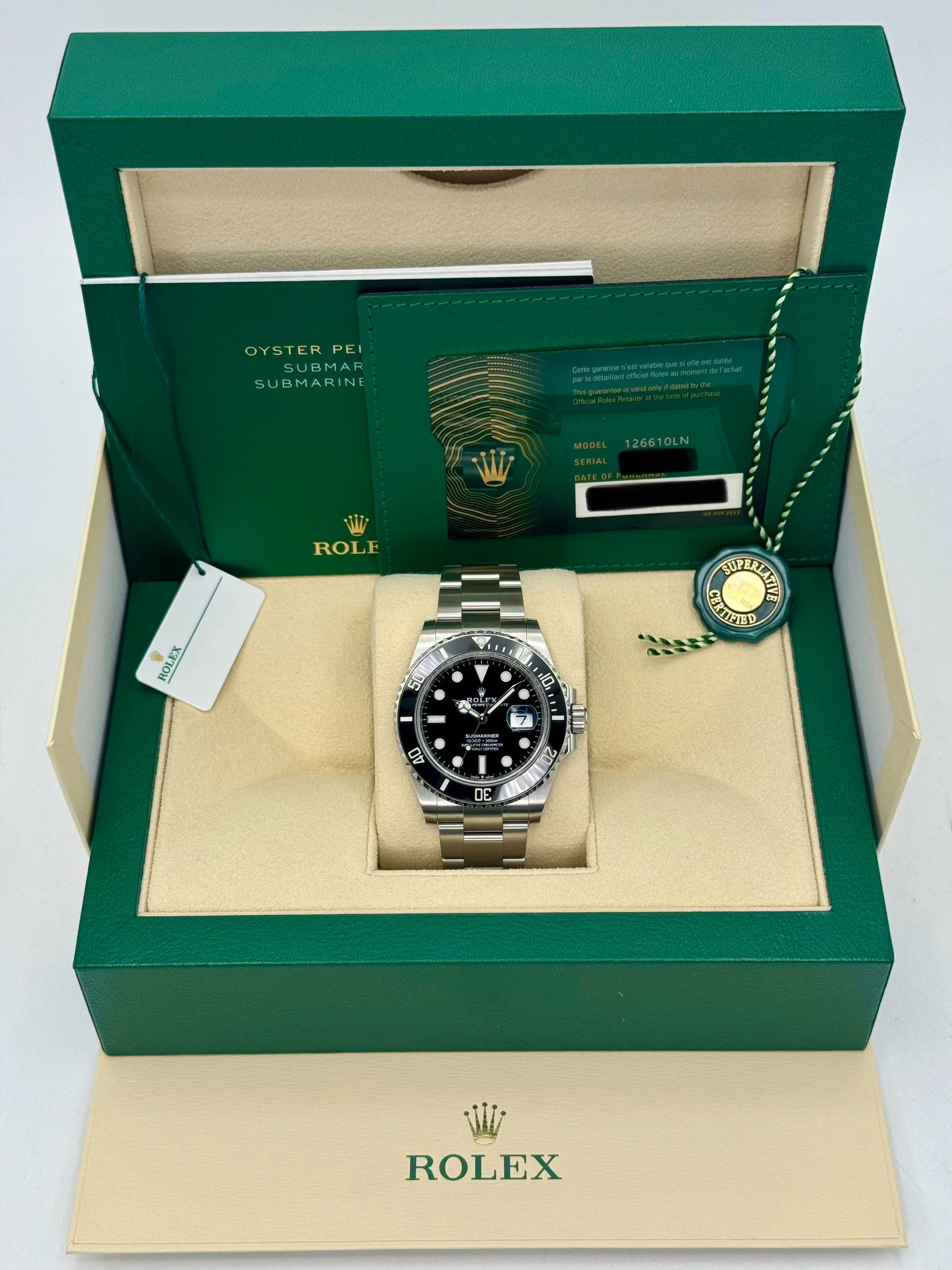 NEW 2024 Rolex Submariner 41mm 126610LN Stainless Steel Black Dial - Image 11