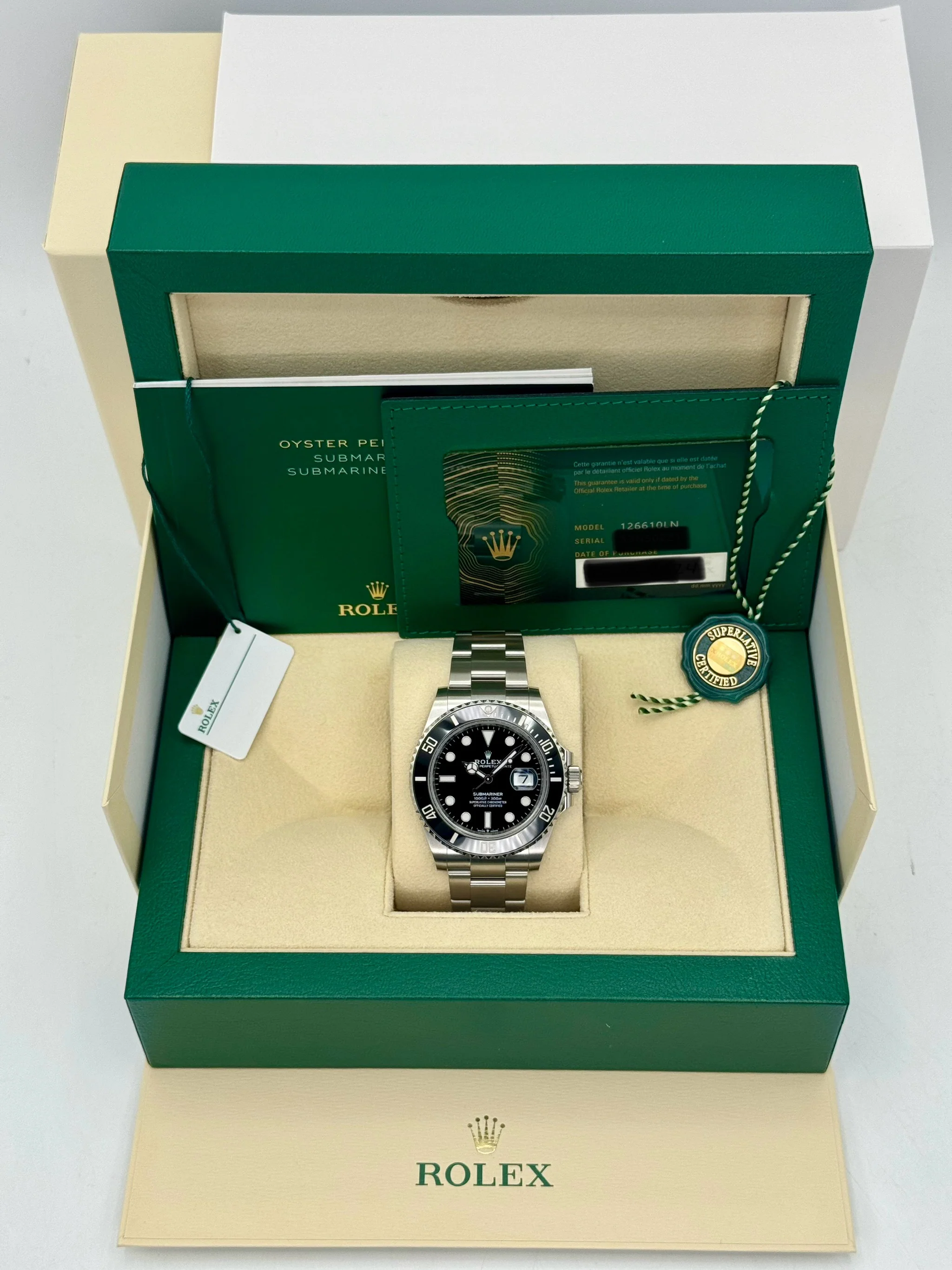 NEW 2024 Rolex Submariner 41mm 126610LN Stainless Steel Black Dial - Image 12