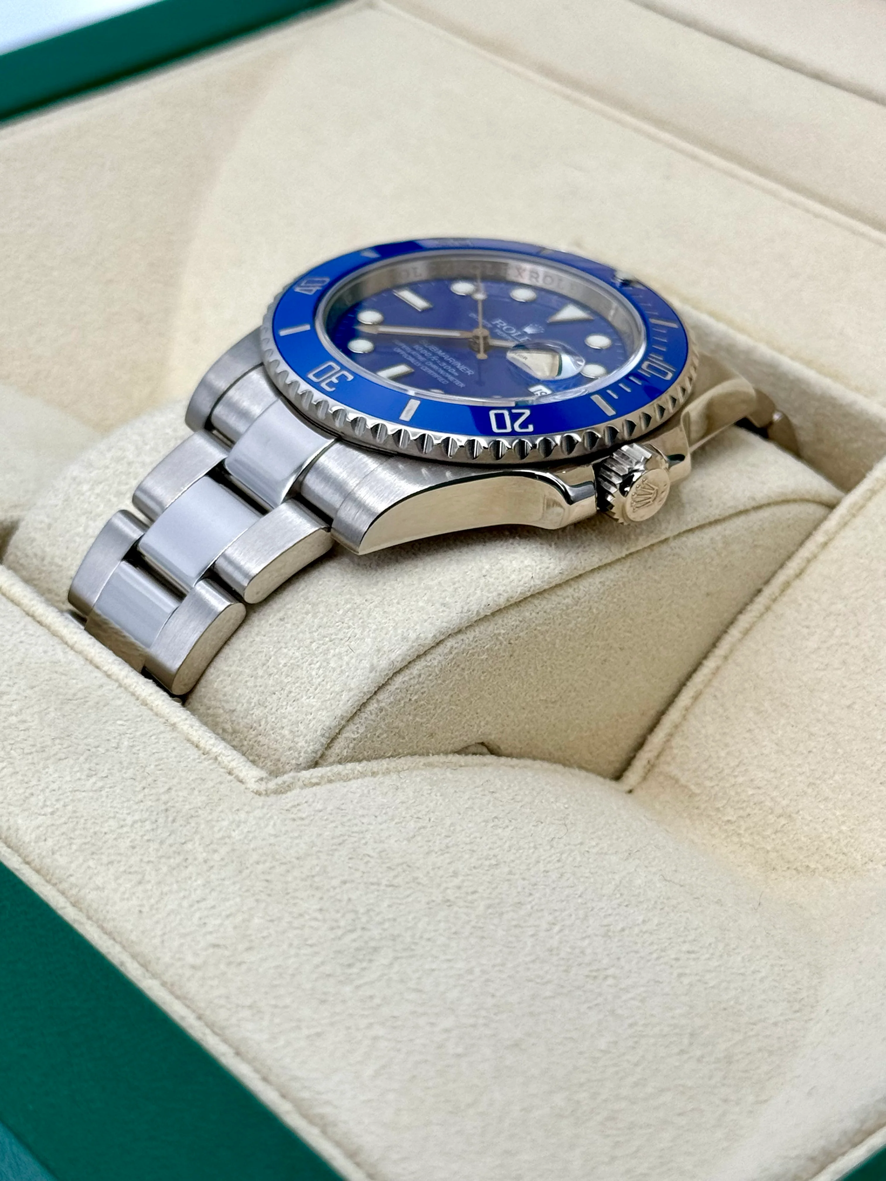 Rolex Submariner "Smurf" 40mm 116619LB White Gold Blue Dial - Image 5