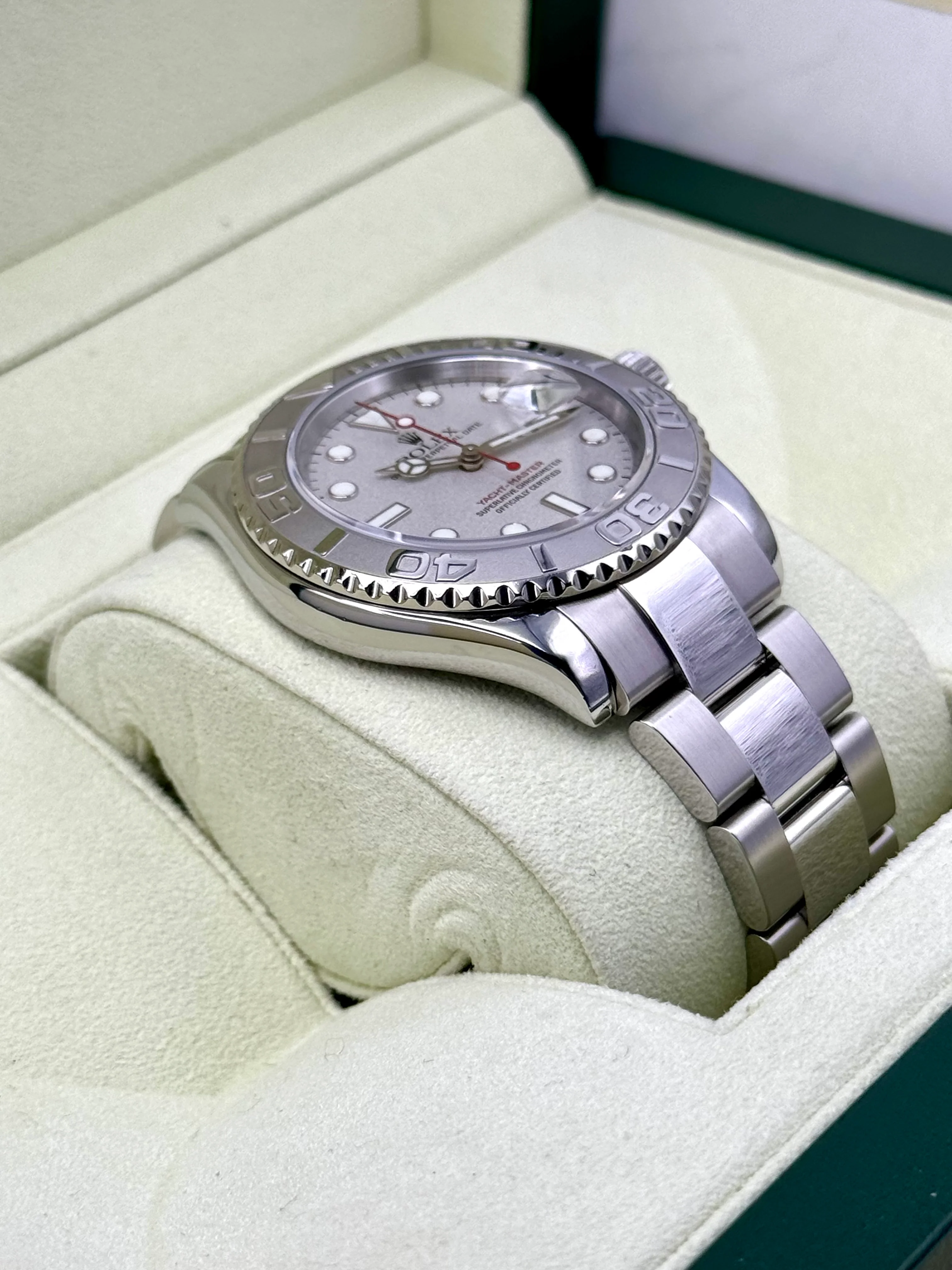 Rolex Yacht-Master 40mm 16622 Platinum Bezel and Dial - Image 6