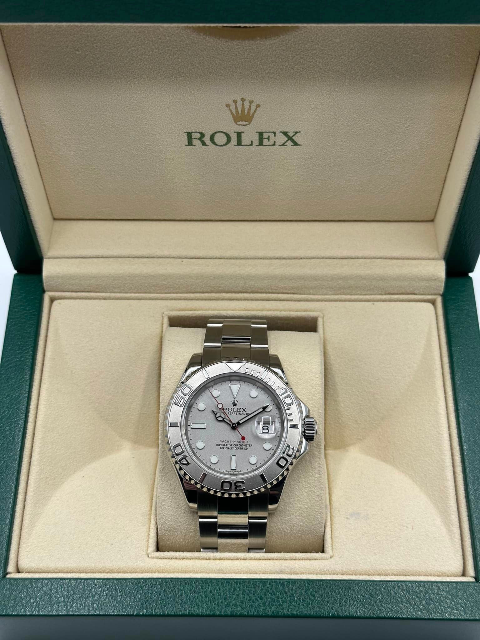 Rolex Yacht-Master 40mm 16622 Platinum Bezel and Dial - Image 11
