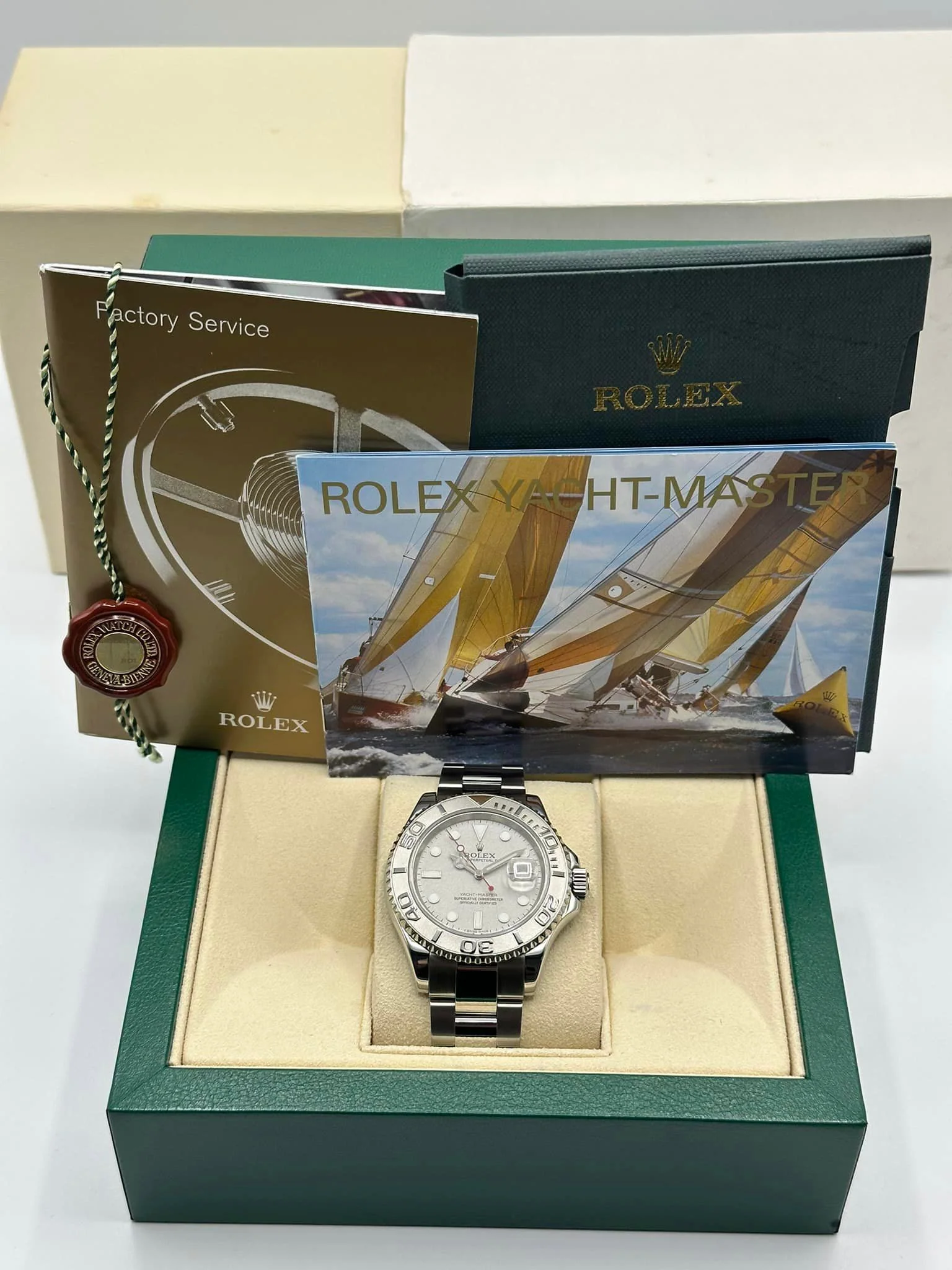 Rolex Yacht-Master 40mm 16622 Platinum Bezel and Dial - Image 12