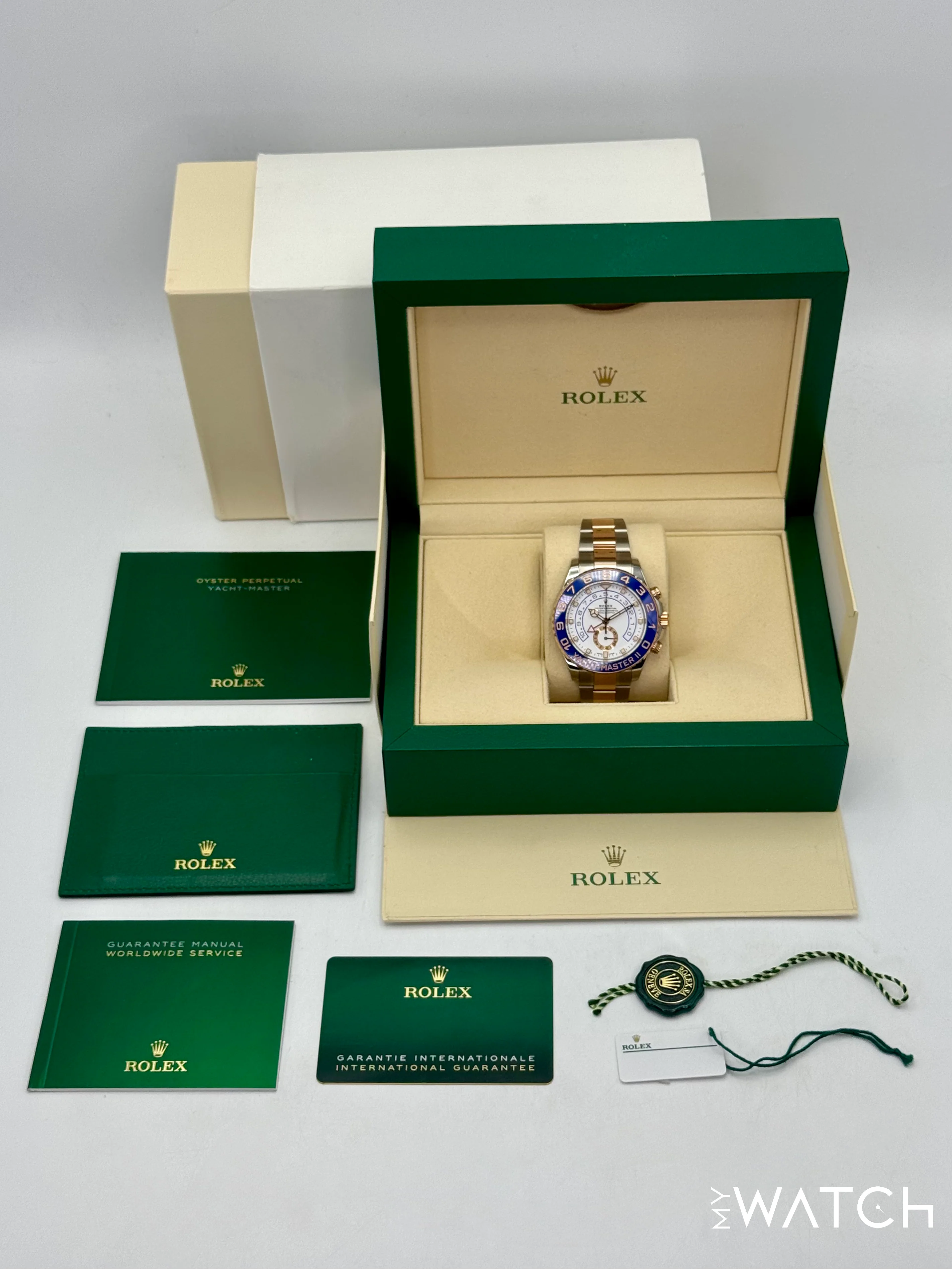 Rolex Yacht-Master II 44mm 116681 Two-Tone White Dial - Image 10