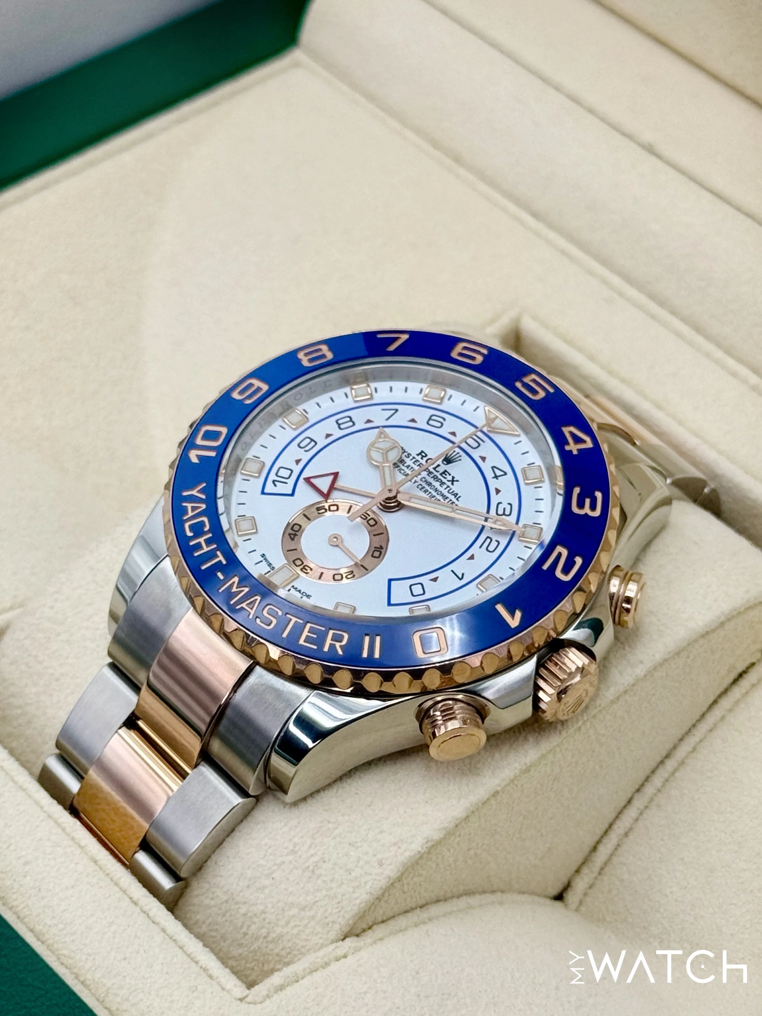 Rolex Yacht-Master II 44mm 116681 Two-Tone White Dial - Image 5