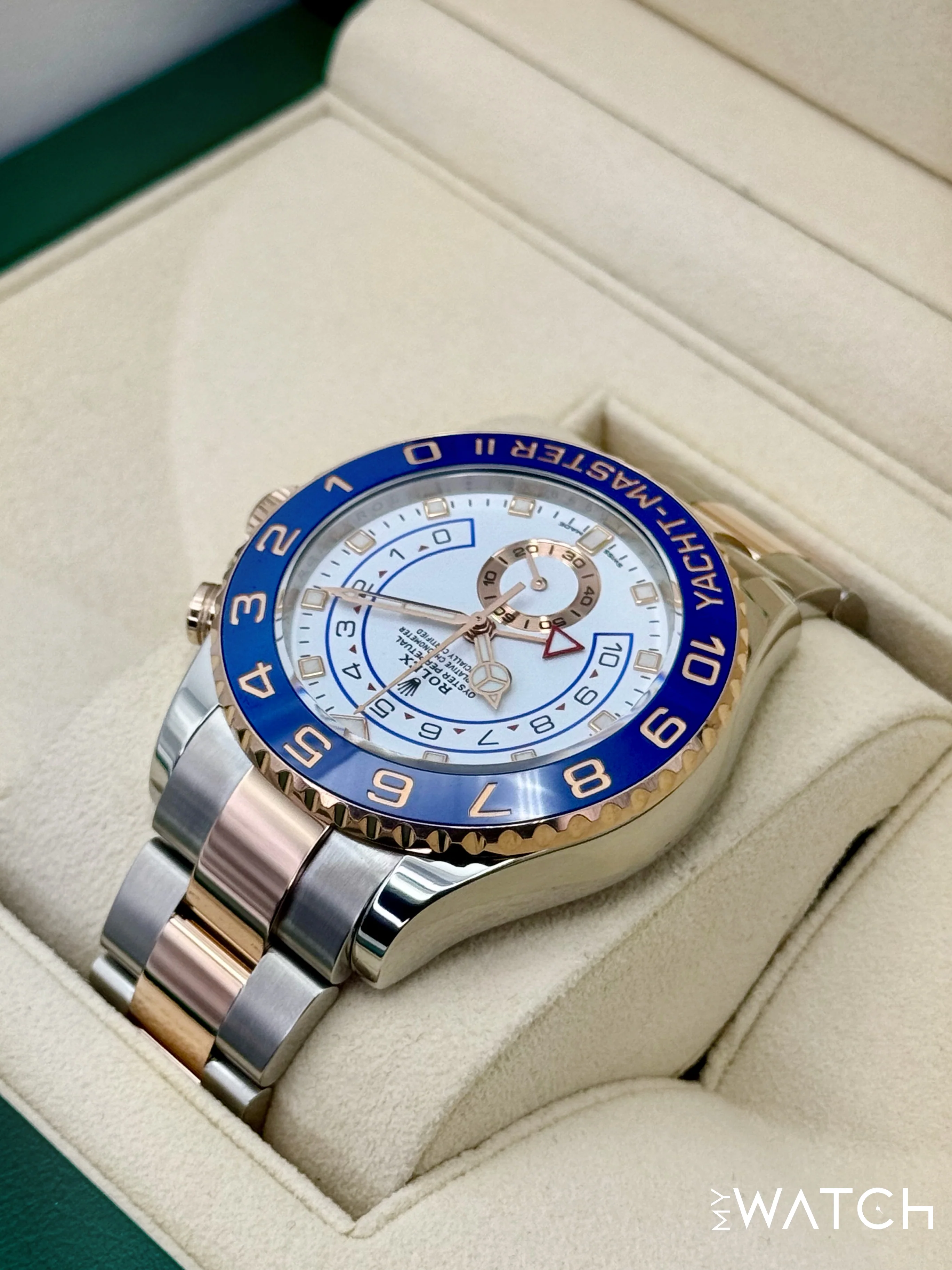 Rolex Yacht-Master II 44mm 116681 Two-Tone White Dial - Image 7