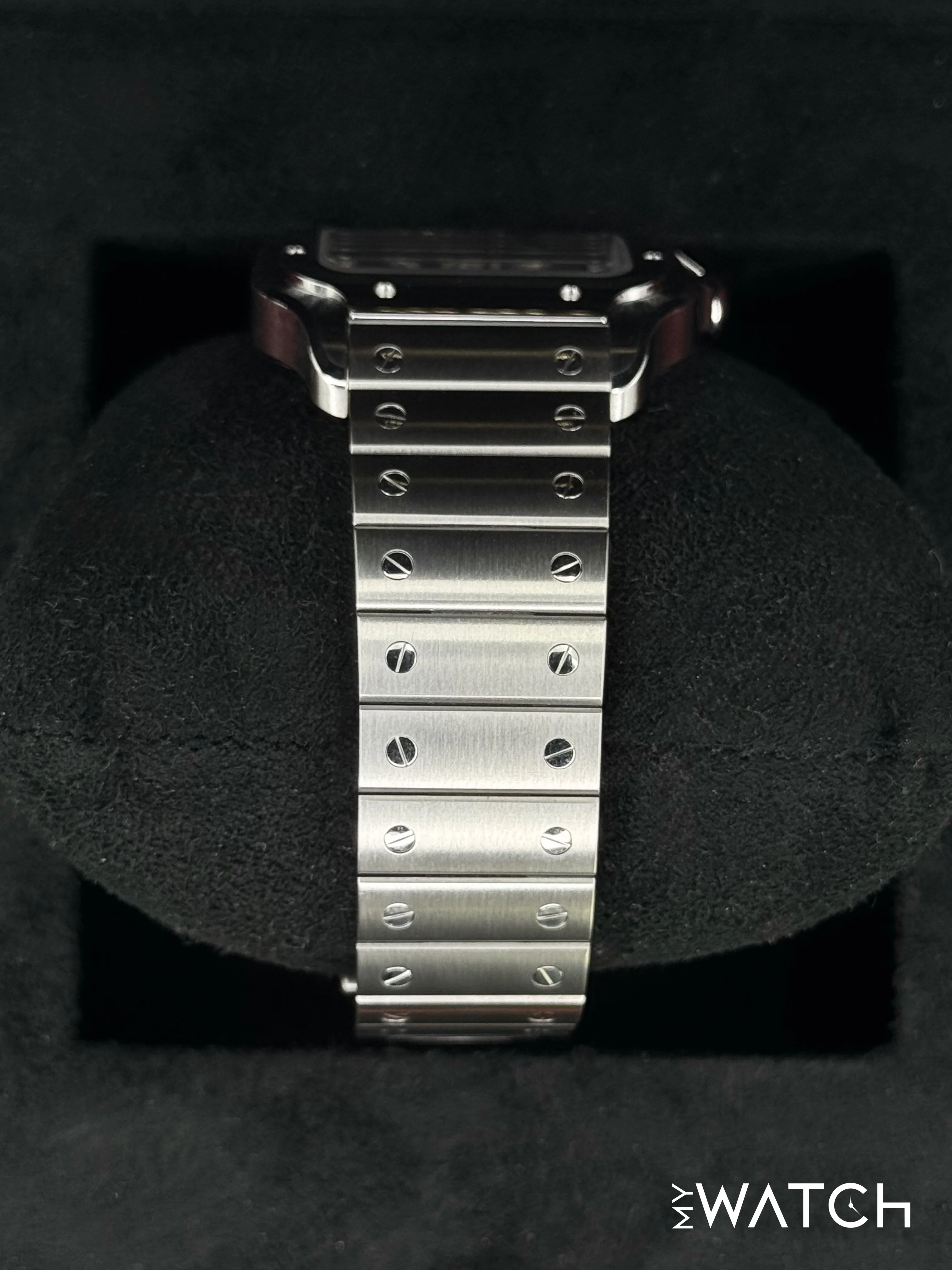 2021 Cartier Santos De Cartier 39.8mm WHSA0015 Stainless Steel Skeleton Dial - Image 3