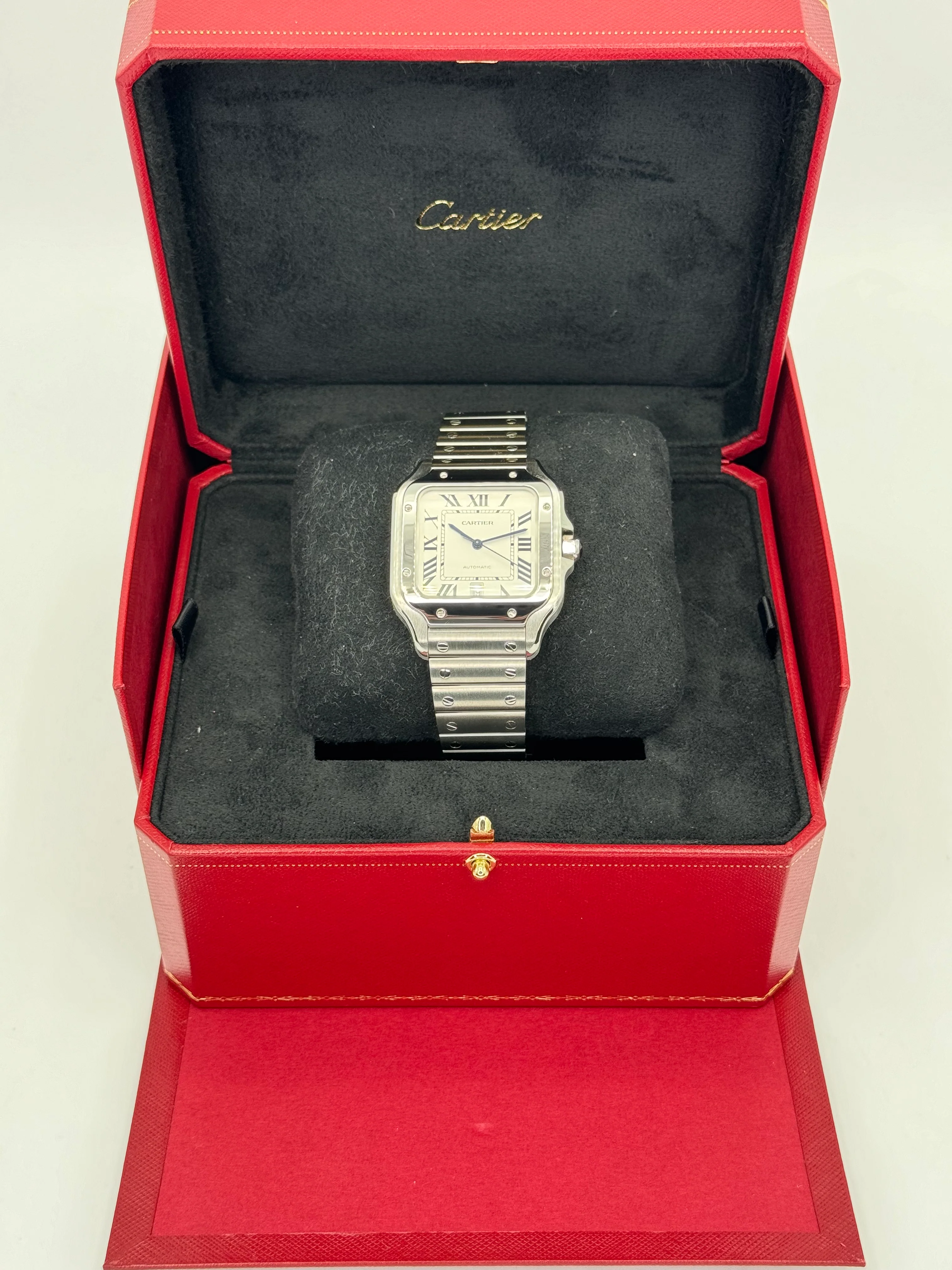 Santos De Cartier 39.8mm WSSA0018 Stainless Steel White Dial - Image 11