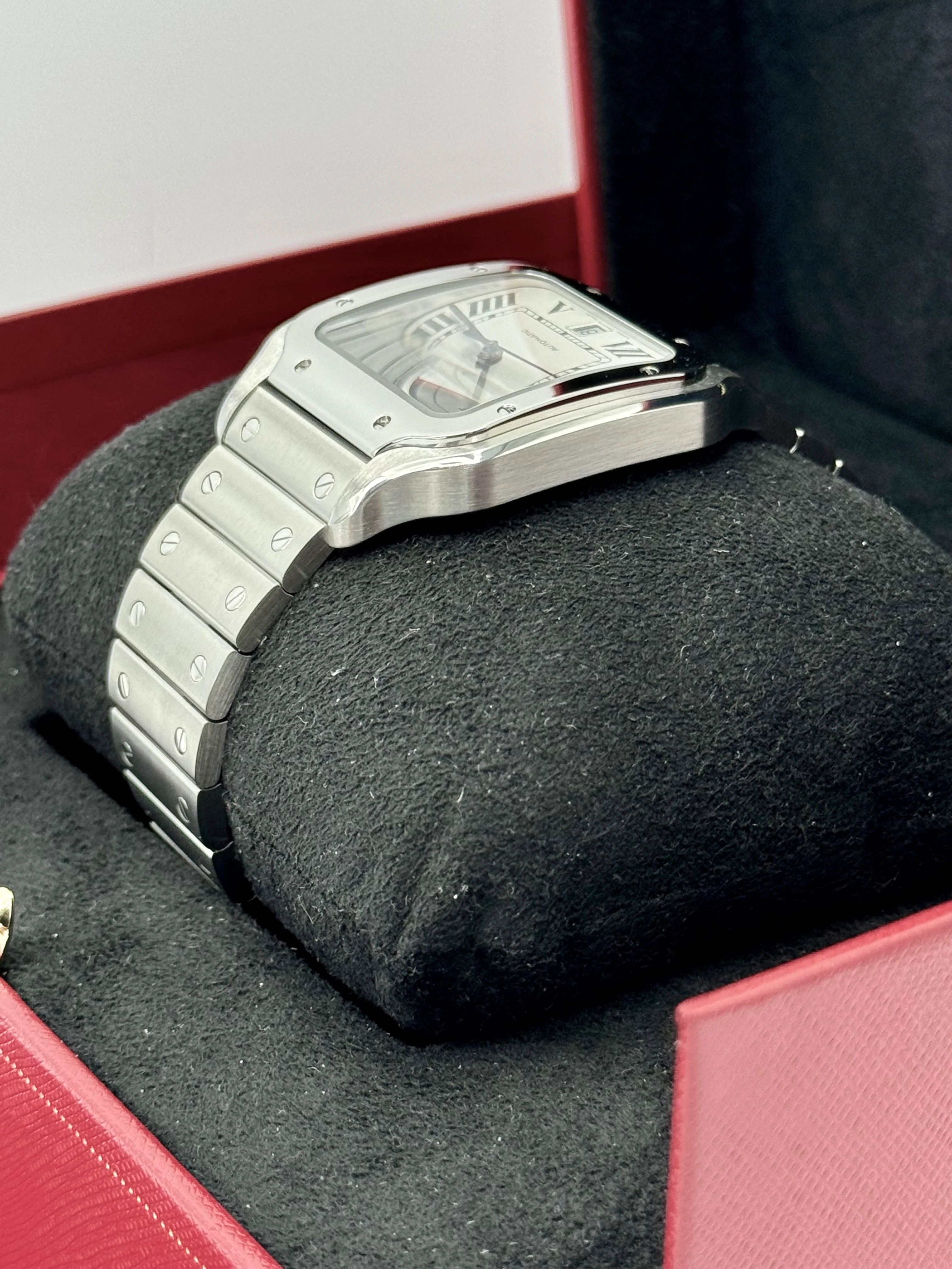 Santos De Cartier 39.8mm WSSA0018 Stainless Steel White Dial - Image 7