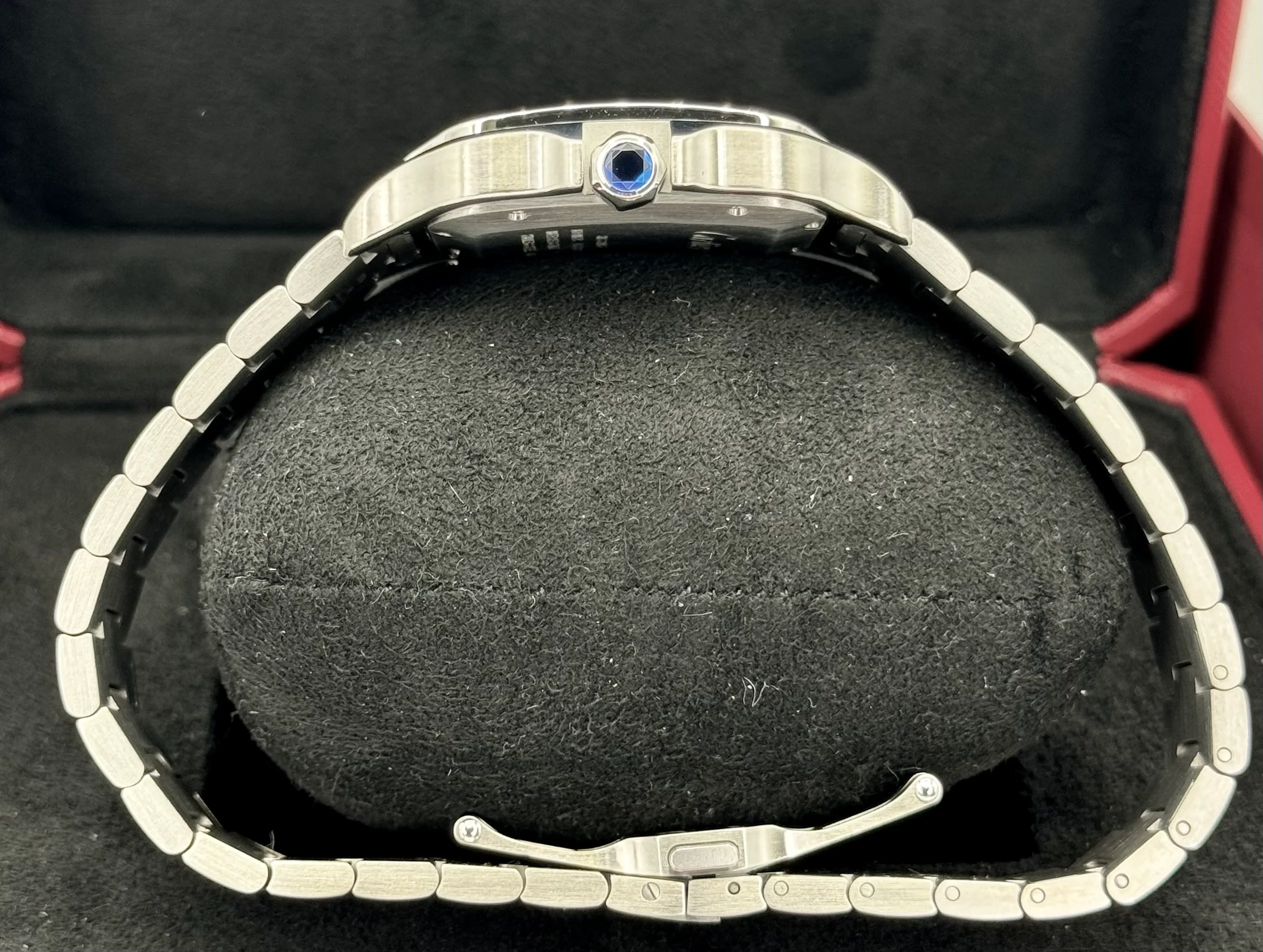 Santos De Cartier 39.8mm WSSA0018 Stainless Steel White Dial - Image 9